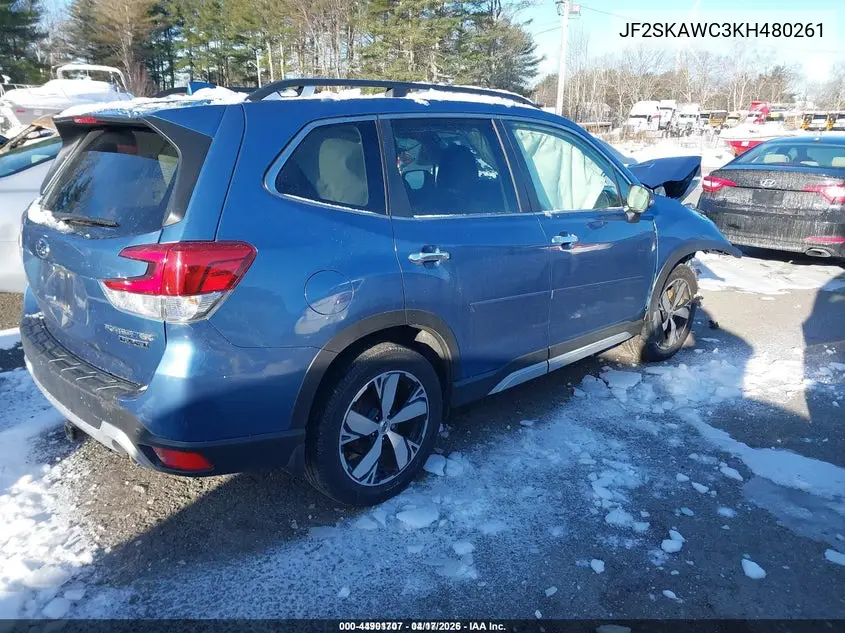 JF2SKAWC3KH480261 2019 Subaru Forester Touring