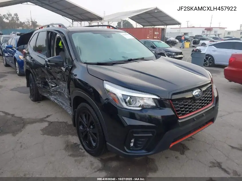 JF2SKAMCXLH457922 2020 Subaru Forester Sport
