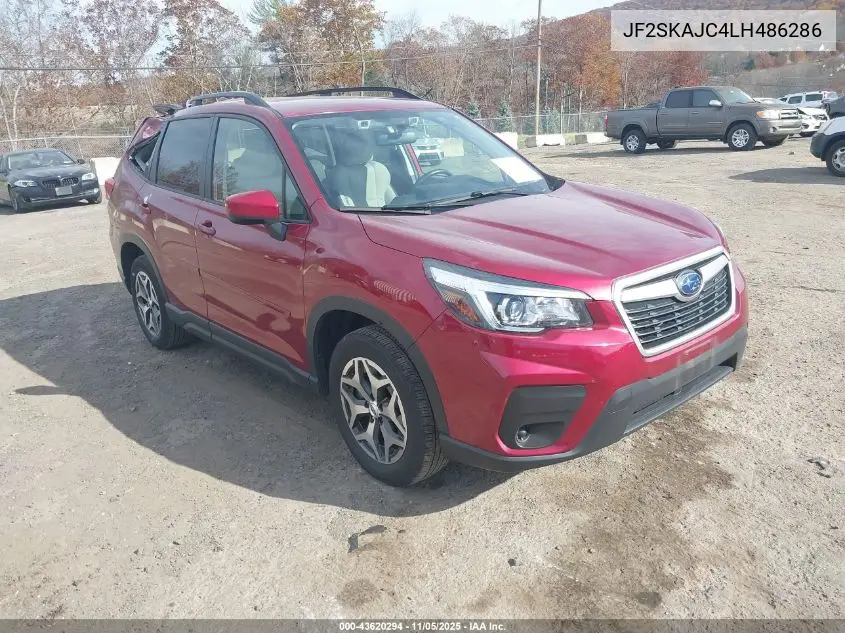 JF2SKAJC4LH486286 2020 Subaru Forester Premium