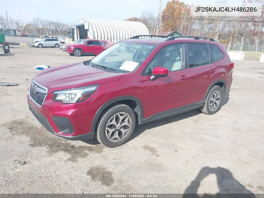 JF2SKAJC4LH486286 2020 Subaru Forester Premium