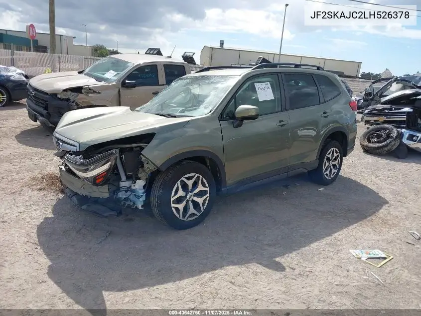 JF2SKAJC2LH526378 2020 Subaru Forester Premium