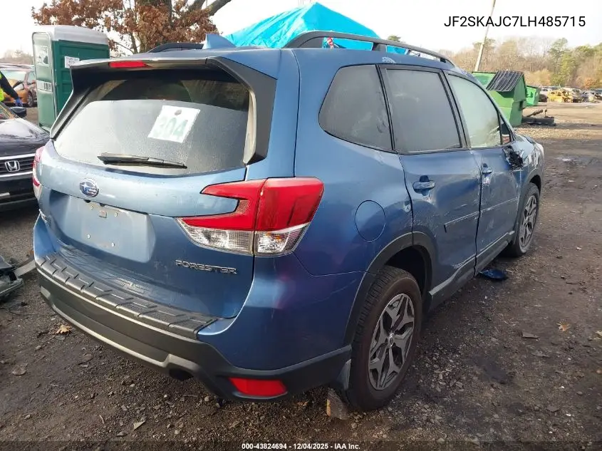 JF2SKAJC7LH485715 2020 Subaru Forester Premium