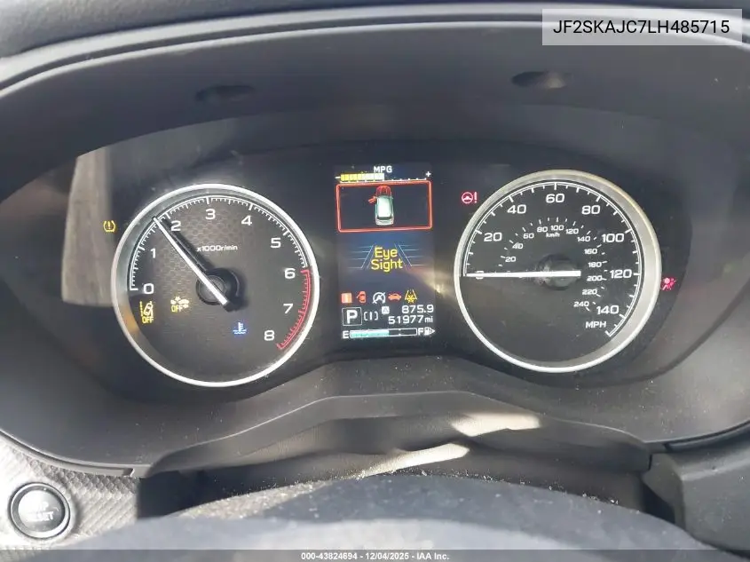 JF2SKAJC7LH485715 2020 Subaru Forester Premium