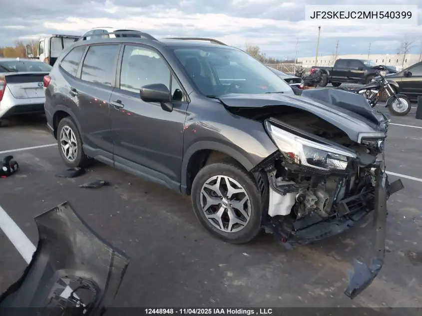JF2SKEJC2MH540399 2021 Subaru Forester Touring
