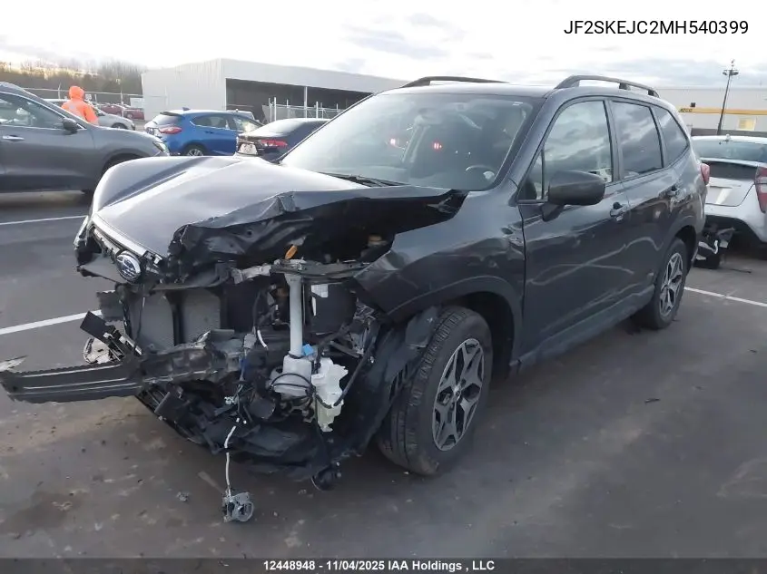 JF2SKEJC2MH540399 2021 Subaru Forester Touring