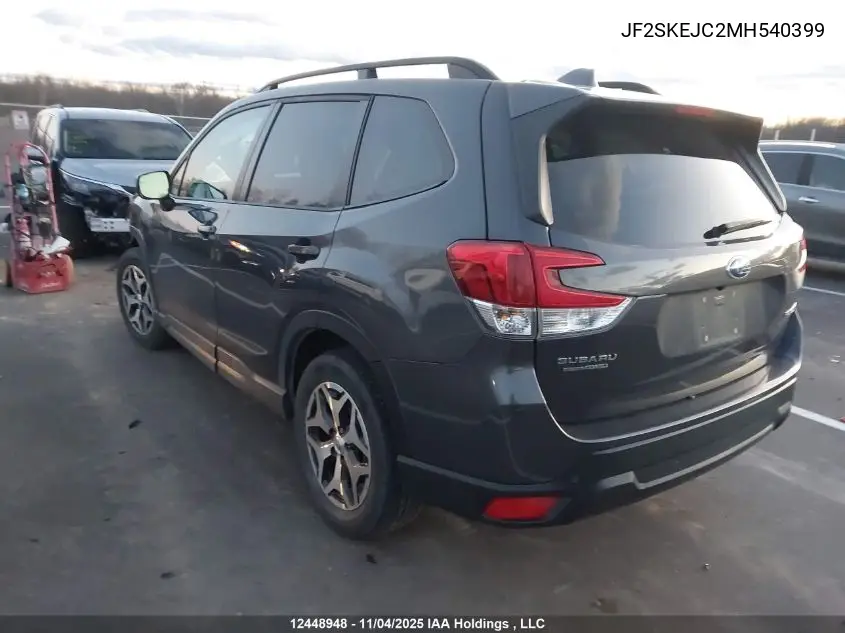 JF2SKEJC2MH540399 2021 Subaru Forester Touring