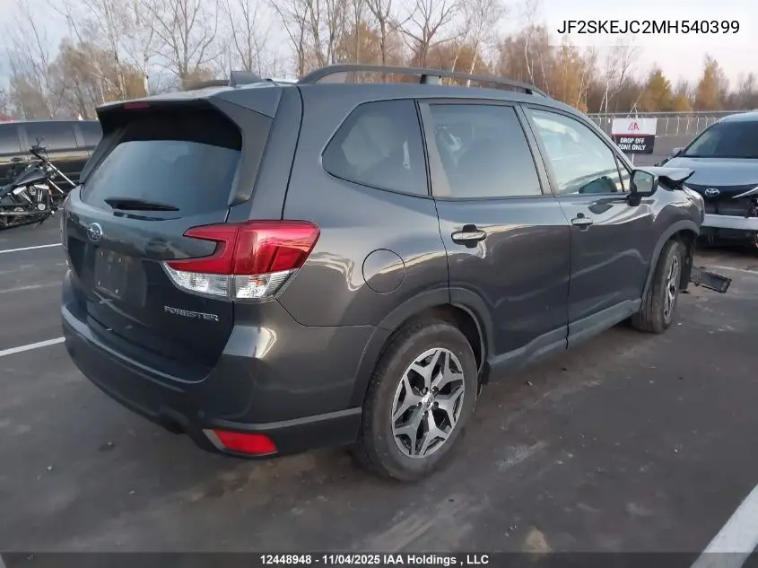 JF2SKEJC2MH540399 2021 Subaru Forester Touring
