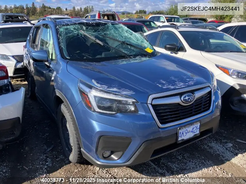 JF2SKEJC4MH423441 2021 Subaru Forester Touring