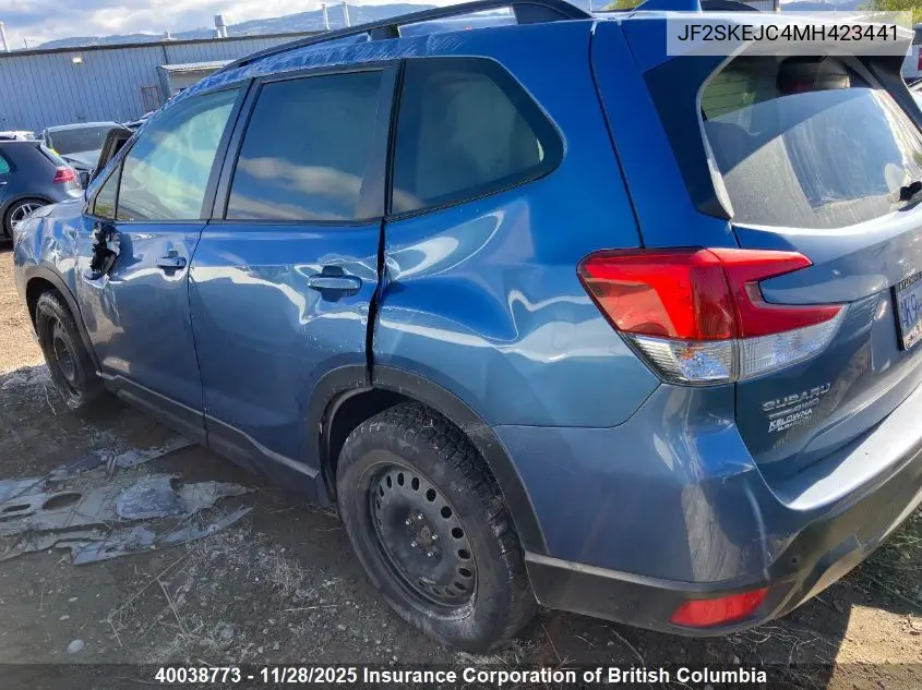JF2SKEJC4MH423441 2021 Subaru Forester Touring
