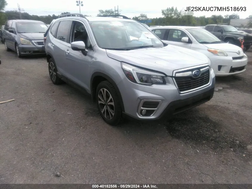 JF2SKAUC7MH518693 2021 Subaru Forester Limited