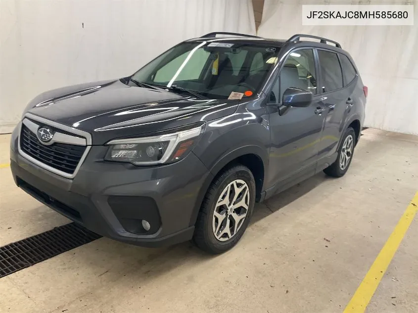 2021 Subaru Forester Premium VIN: JF2SKAJC8MH585680 Lot: 40237345