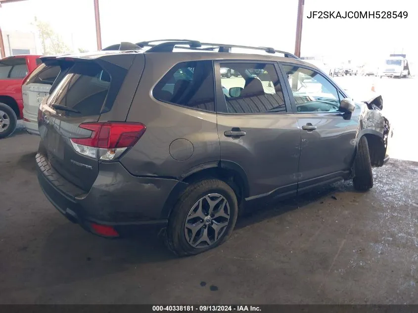 JF2SKAJC0MH528549 2021 Subaru Forester Premium