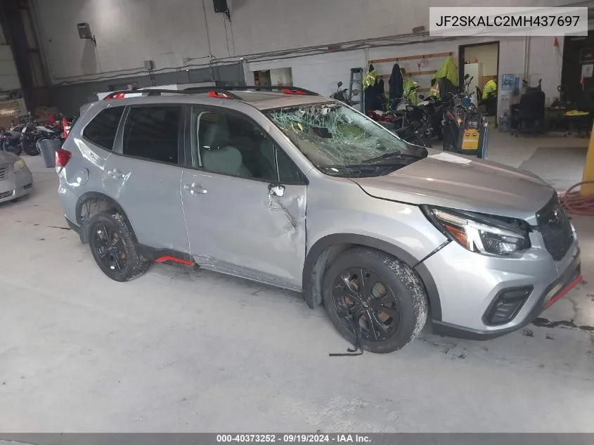 2021 Subaru Forester Sport VIN: JF2SKALC2MH437697 Lot: 40373252