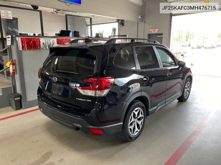 JF2SKAFC3MH476715 2021 Subaru Forester Premium