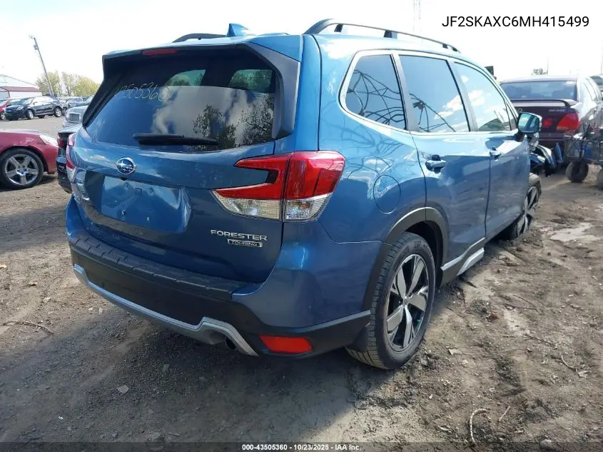 JF2SKAXC6MH415499 2021 Subaru Forester Touring