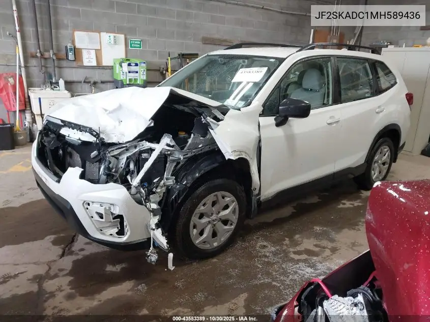 JF2SKADC1MH589436 2021 Subaru Forester