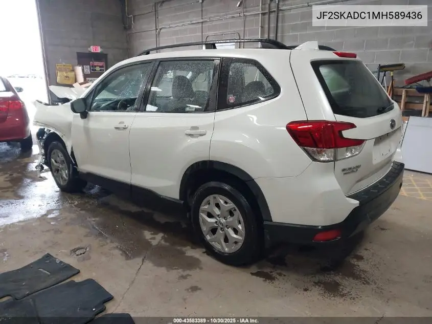 JF2SKADC1MH589436 2021 Subaru Forester