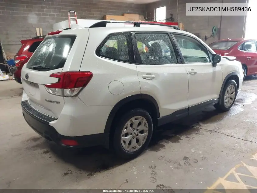 JF2SKADC1MH589436 2021 Subaru Forester