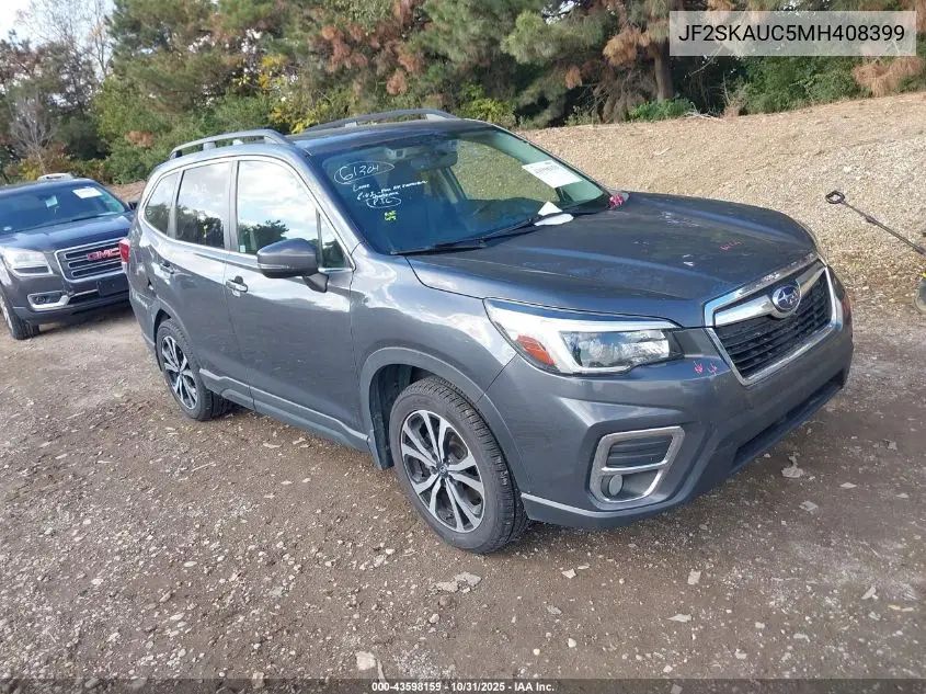 JF2SKAUC5MH408399 2021 Subaru Forester Limited