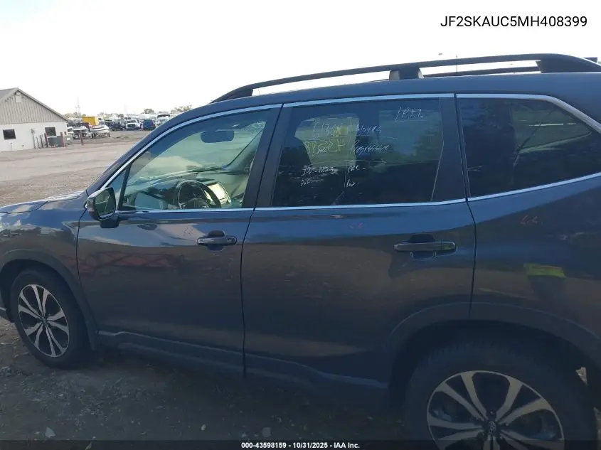 JF2SKAUC5MH408399 2021 Subaru Forester Limited