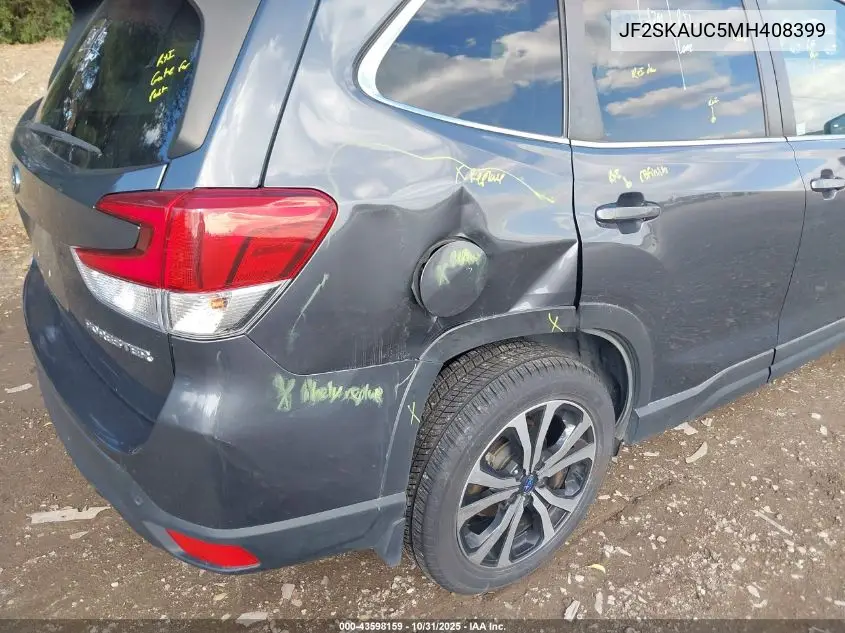 JF2SKAUC5MH408399 2021 Subaru Forester Limited