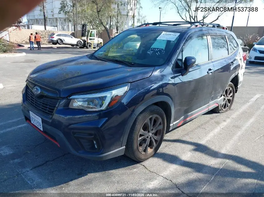 JF2SKARC8MH537388 2021 Subaru Forester Sport