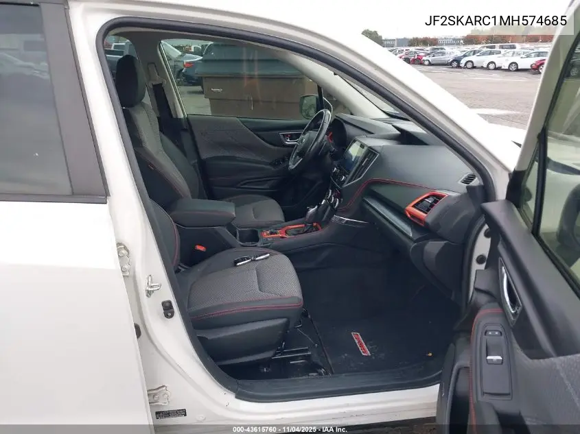 JF2SKARC1MH574685 2021 Subaru Forester Sport