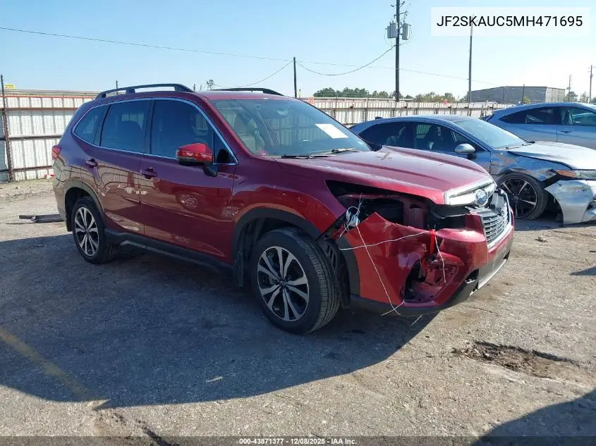 JF2SKAUC5MH471695 2021 Subaru Forester Limited