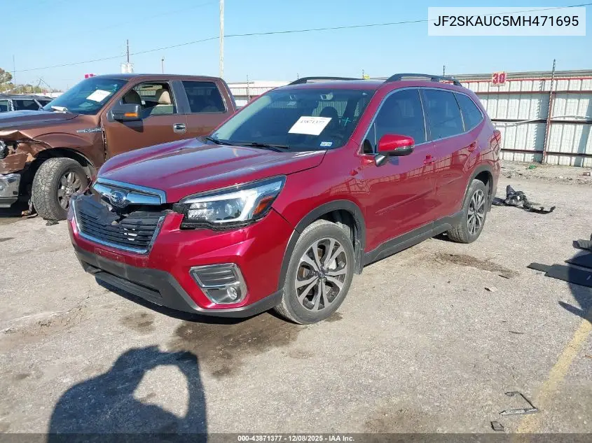 JF2SKAUC5MH471695 2021 Subaru Forester Limited