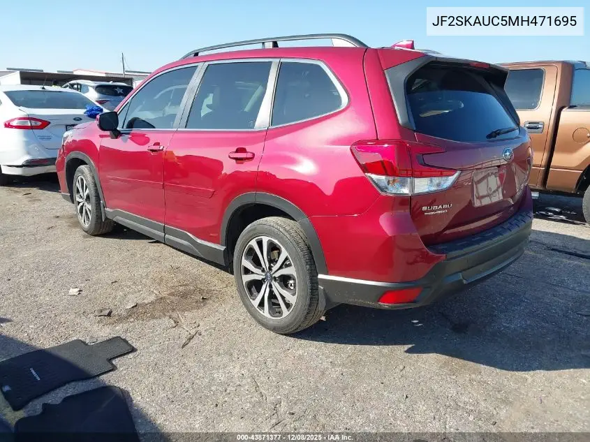 JF2SKAUC5MH471695 2021 Subaru Forester Limited