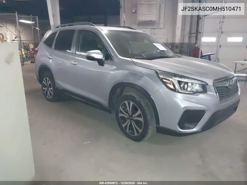 JF2SKASC0MH510471 2021 Subaru Forester Limited