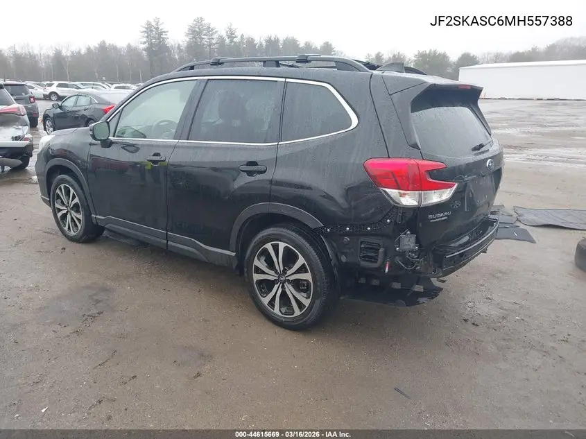 JF2SKASC6MH557388 2021 Subaru Forester Limited
