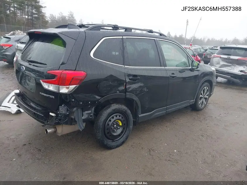 JF2SKASC6MH557388 2021 Subaru Forester Limited
