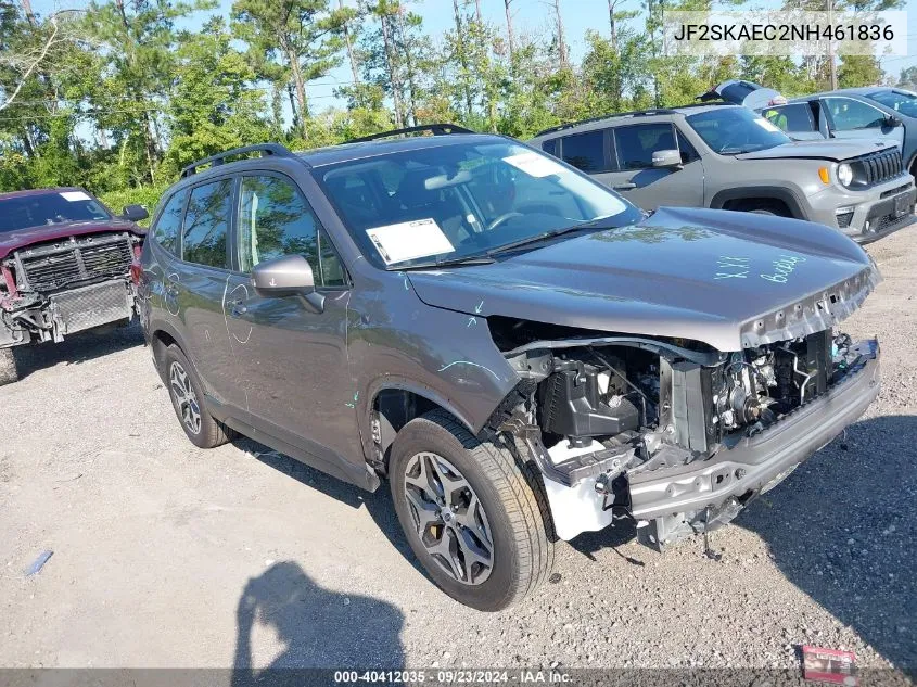 JF2SKAEC2NH461836 2022 Subaru Forester Premium