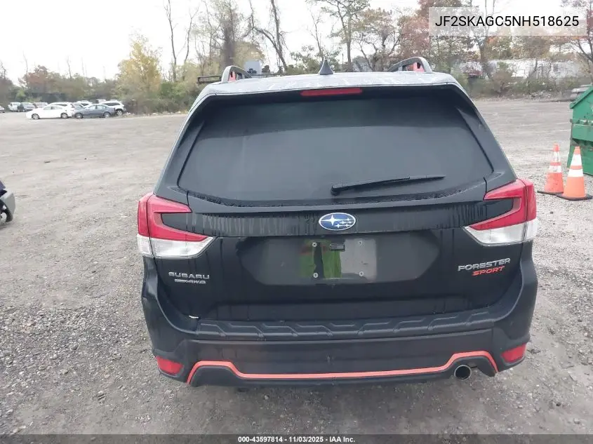 JF2SKAGC5NH518625 2022 Subaru Forester Sport