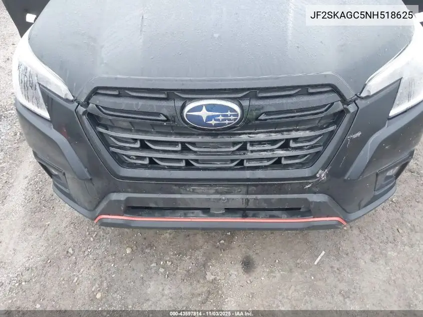 JF2SKAGC5NH518625 2022 Subaru Forester Sport