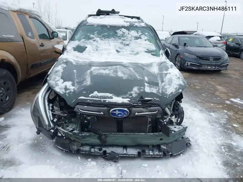 JF2SKARC3NH486111 2022 Subaru Forester Touring
