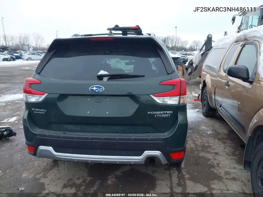 JF2SKARC3NH486111 2022 Subaru Forester Touring