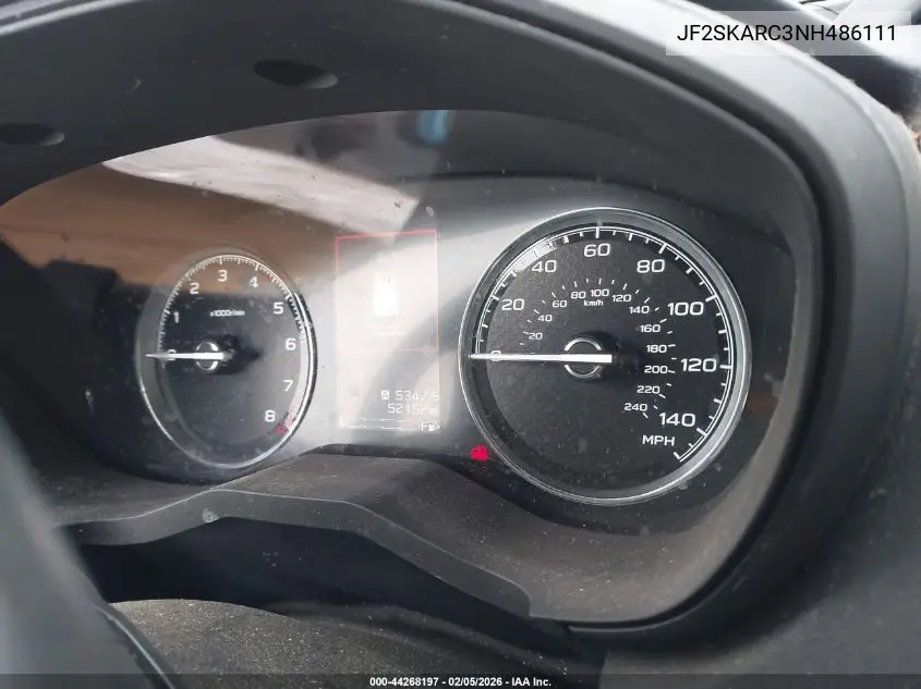 JF2SKARC3NH486111 2022 Subaru Forester Touring