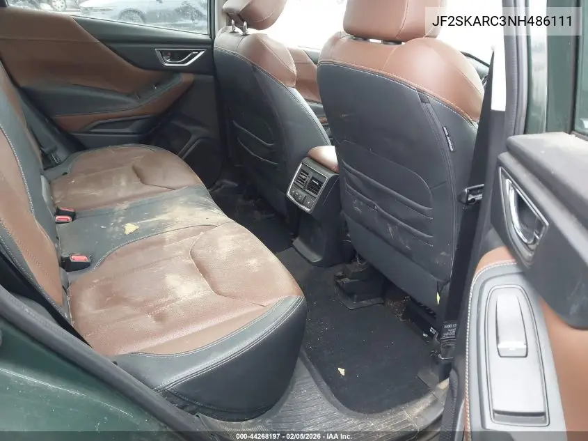 JF2SKARC3NH486111 2022 Subaru Forester Touring