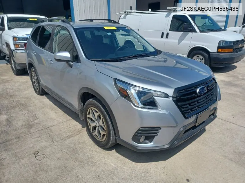 2023 Subaru Forester Premium VIN: JF2SKAEC0PH536438 Lot: 40247719