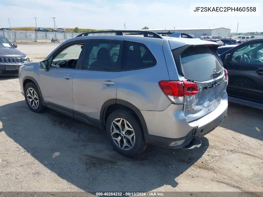 2023 Subaru Forester Premium VIN: JF2SKAEC2PH460558 Lot: 40284232