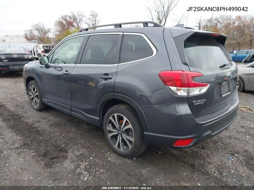 JF2SKANC8PH499042 2023 Subaru Forester Limited