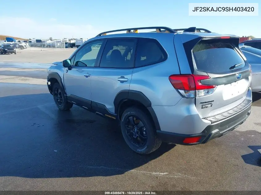 JF2SKAJC9SH403420 2025 Subaru Forester Wilderness