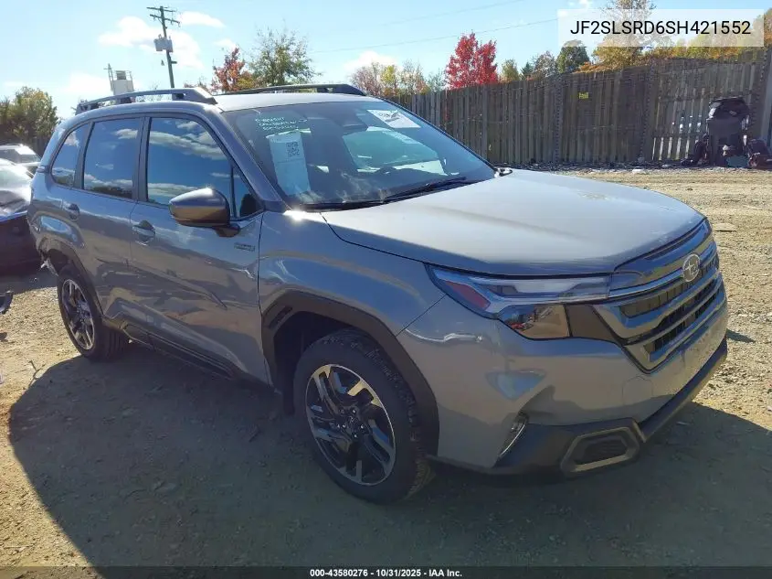 JF2SLSRD6SH421552 2025 Subaru Forester Hybrid Limited