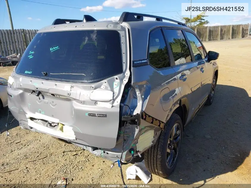 JF2SLSRD6SH421552 2025 Subaru Forester Hybrid Limited