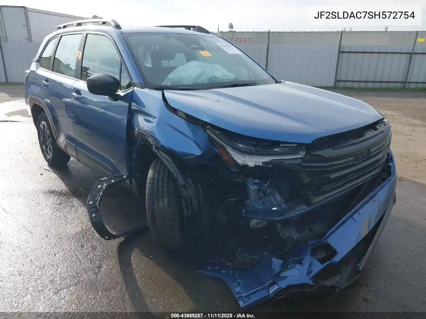 JF2SLDAC7SH572754 2025 Subaru Forester