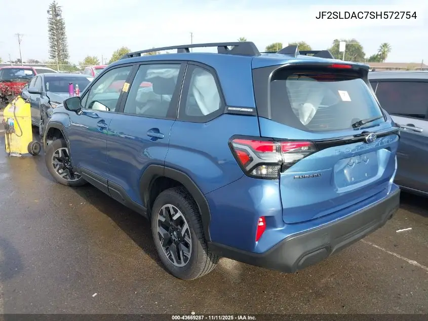 JF2SLDAC7SH572754 2025 Subaru Forester