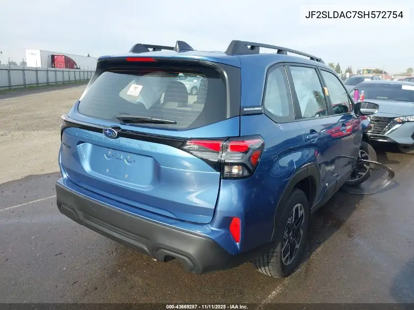 JF2SLDAC7SH572754 2025 Subaru Forester