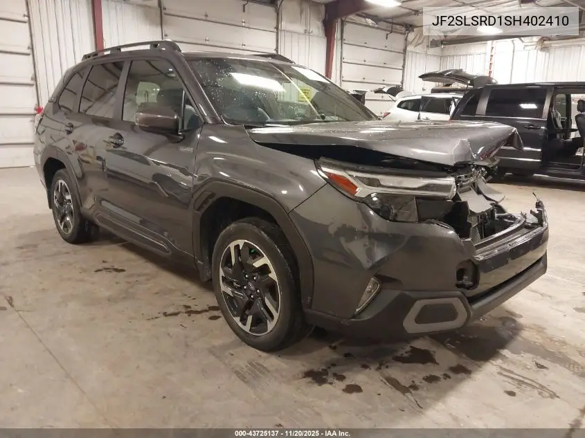 JF2SLSRD1SH402410 2025 Subaru Forester Limited Hybrid